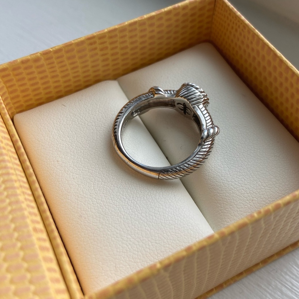 Judith Ripka Silver Size 6 Ring - Picture 4 of 5
